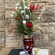 Festive vase gift set